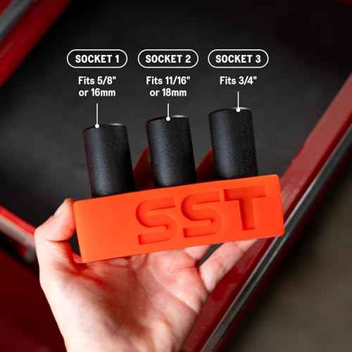 SST - Tap Socket Wrench - 3-Piece Adapter Set - Snug, Secure, & Durable - Easy Storage & Organization - Fits All Number & Fractional M.C.T.I. Standard Taps - Up to 1/2" - Designed in the USA