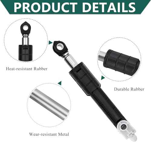 GFW450SSM1WW GFW450SPM1DG GFW450SPK0DG Shock Absorbers, Washer Shock Absorbers Compatible with GE Shocks for Front Load Washer GFW450SSK0WW GFW400SCM1WW GFW430SSM1WW GFWN1600J1WW GFWS1700H1WW