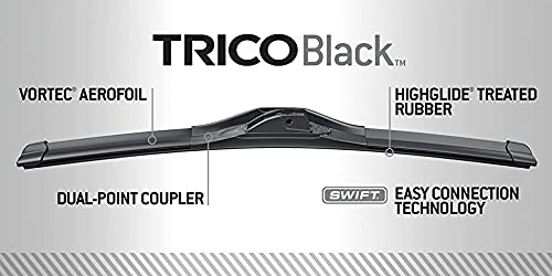 TRICO Diamond 22" + 21" Super Premium Automotive Replacement Windshield Wiper Blades (Set of 2), Passenger and Driver Side All-Weather Beam Wiper Blades for Select Vehicle Models (Item #25-2221)