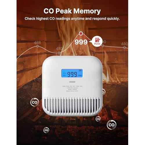 X-Sense Carbon Monoxide Detector, Portable Carbon Monoxide Detector for Travel, Built-in 10-Year Battery Powered, Model XC0K-SN, 2-Pack