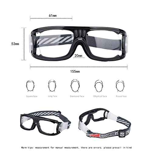 Sports Glasses Goggles for Men Basketball Anti Fog Protective Goggles