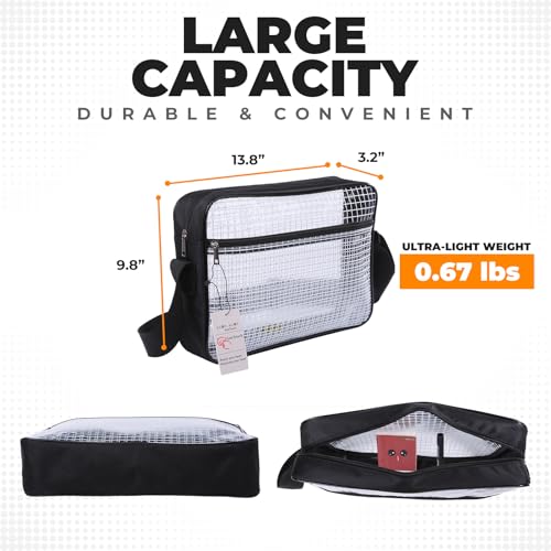 Engineer Bag -14 Inches Cleanroom Transparent Tool Bag Simple Type (7 Liters)