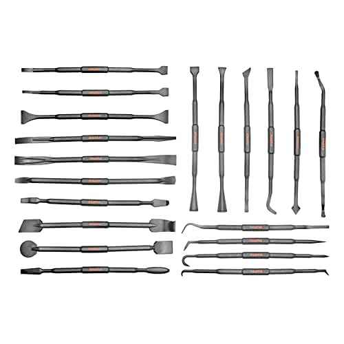 20PCS Double-Ended Pick and Hook Tool Set, Non-Marring Scraper & Pry bar Set