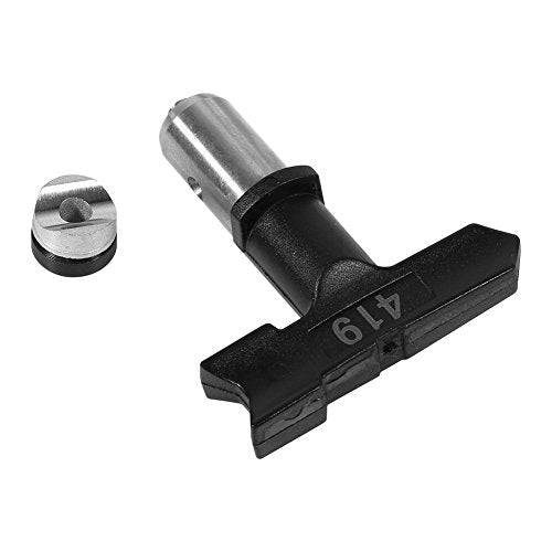 Reversible Airless Paint Sprayer Nozzle Tips Black Airless Spray Gun Tips Reversible Tungsten Steel Paint Sprayer Nozzle Accessoies(419)