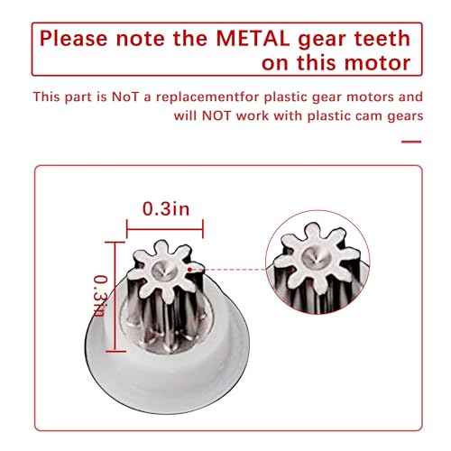 7286039 Water Softener Motor with Screws - Replaces Old Part Numbers: 7281291, 7234731, 7228900, 7223015, 7228544, 7252381, 7250622, WS26X10021, WS26X21821 - Original OEM Part