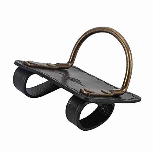 Tourbon Vintage Leather Hammer Holder Hatchet Carrier for Belt (Pack of 2 Pieces)