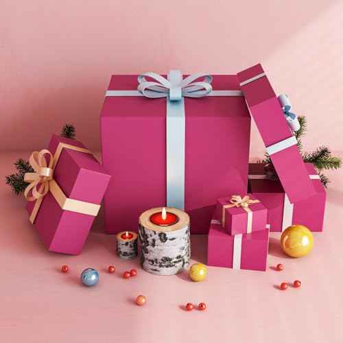 ReWallpaper Fuschia Pink Wallpaper Stick and Peel for Bedroom Girls Kids Room Bathroom Adhesive Dark Pink Contact Paper for Desk Dresser Cabinets Kitchen Appliances Magenta Vinyl Wrap 17.7inx6.5ft