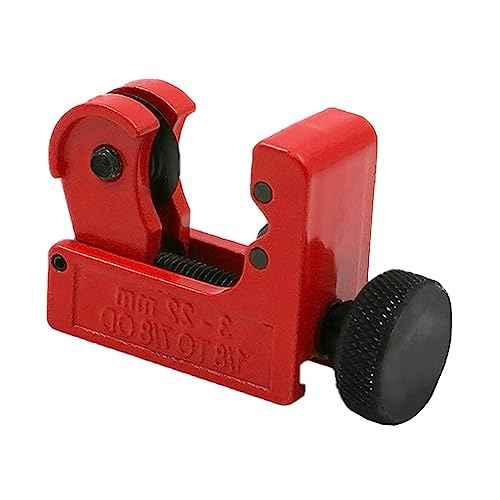 Mini Copper Pipe Cutter tool Tubing Cutter - Adjustable Mini Tube Cutter for Copper Metal, Plastic, Brass, Thin Stainless Steel for £¨1/8 inch -7/8 inch£©/ (3-22mm) OD Pipes)