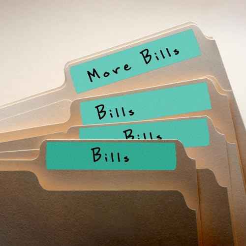 ChromaLabel 1/2 Inch Colored Masking Tape, Ideal for Kids Clean Remove Labeling Tape, 500 Inch Roll (13.88 Yards), Aqua