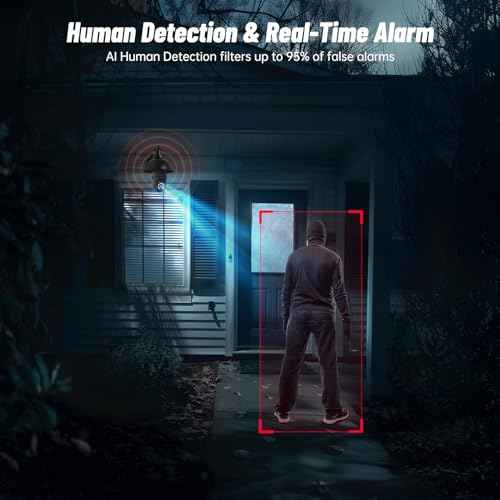 Light Bulb Security Camera 5G WiFi 2K Light Socket Security Cameras Wireless Outdoor EseeCloud, 360 Screw in Sight Bulb Motion Detection Siren Alarm Lightbulb Camera 2-Way Audio Color Night Vision