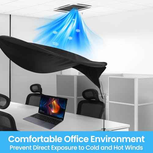 Adjustable Office Cubicle Desk Shade ?Blocks Light and Visual Distractions,70" Extra-Large Portable Shade for Office Cubicles and Desks