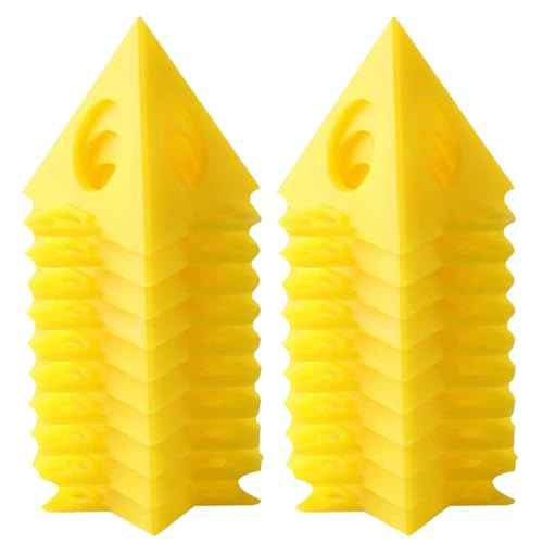 EMVANV 20pcs Painters Cone Stands, Woodworking Furniture Door Risers Painters Stand, Mini Cone Paint Stands for Canvas and Door Risers Support, Paint Pouring Suppliers, Canvas Stand(size:20pcs)
