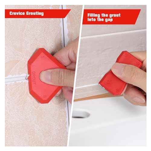Goldblatt Caulk Remover Tool, Grout Removal Tool, Caulking Tool, Silicone Caulking Tool Kit, Sealant Finishing Tools for Sink Joint Bathroom Kitchen Floor