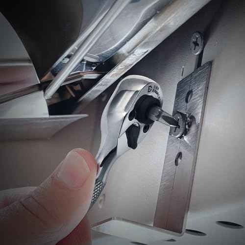 1/4-Inch Stubby Ratchet Wrench, Socket&Bit Driver, 72-Tooth, Chrome Alloy Made, Chrome Plated Finish