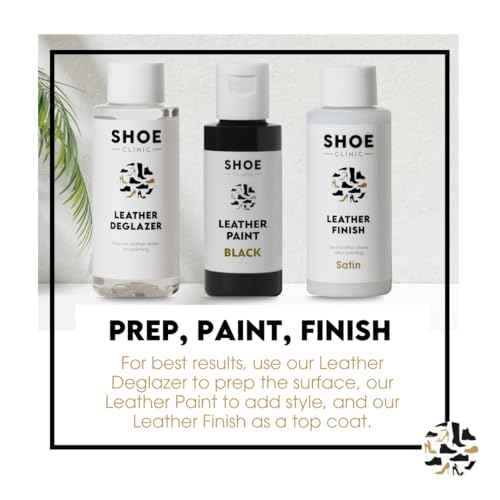 Shoe Clinic Leather Paint | 50ml / 1.7oz | Customize Shoes, Sneakers, Boots & More | Scratch & Peel Resistant | Quick Drying & Flexible | Available in 12 Colors