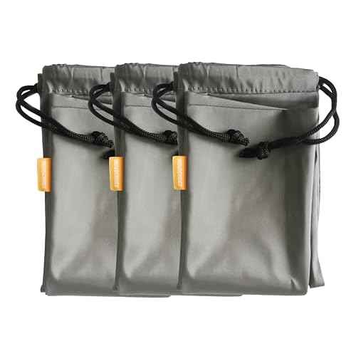 3 Pack Respirator Mask Drawstring Bag High-Density Waterproof Material Respirator Storage Bag