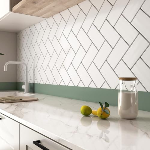 Pine Green Wallpaper Border Peel and Stick Bathroom Mirror Frame Border 3x236 Inch Solid Green Wallpaper Trim Border Stick and Peel Mirror Trim Borders for Wall Kitchen Backsplash Skirting