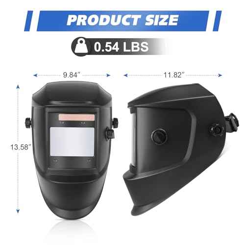 Welding Helmet True Color Auto Darkening Hood for TIG MIG ARC Welder Mask with Adjustable Shade Range 4/5-9/9-13¡¦