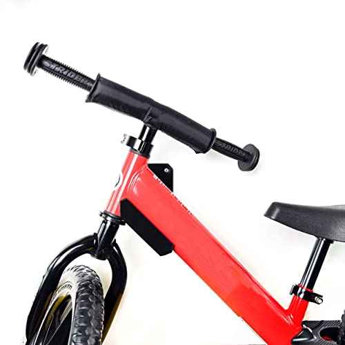 Spartan Balance Bike Mount Compatible with Strider Bikes | Garage Home Storage Kids Toy Organization Low Profile Wall Hook Solution | Space Saving Custom Hanger Kit | Made in USA