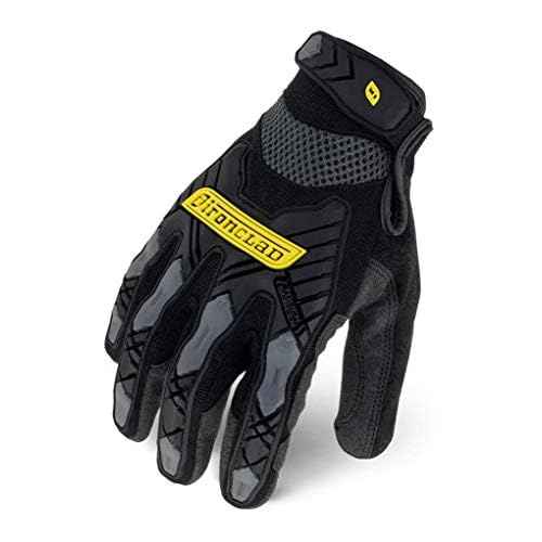 Ironclad Command Impact Work Gloves; Touch Screen Gloves Conductive Palm & Fingers, Impact Protection, Machine Washable