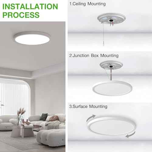 6Pack 12Inch LED Flush Mount Ceiling Light Fixture,24W 2400LM,Dimmable CCT 3000K/4000K/5000K,Round Flat Panel Light for Bedroom,0.7Inch Thin Modern Low Profile Ceiling Lights for Hallway,Porch