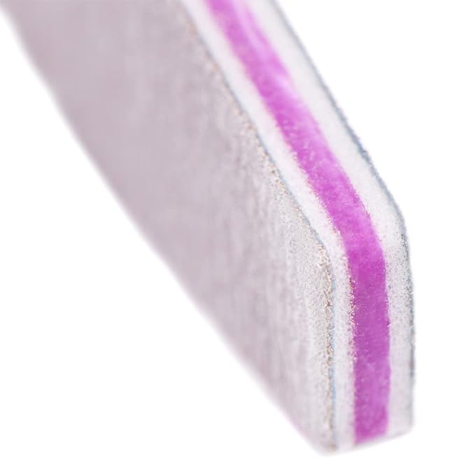 BTYMS 75 Pcs Nail Files and Buffers for Acrylic Nails 100/180 Grit Double Sided Emery Boards Fingernail Files Kit