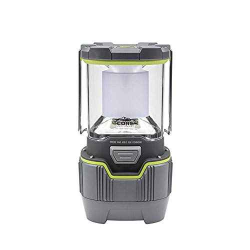 CORE 1000 Lumen CREE LED Rechargeable Camping Emergency Lantern, Lithium Ion Batteries, Charges Cell Phones