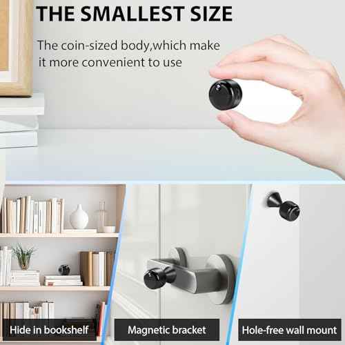 Hidden Camera, 1080P Wireless Mini Camera Indoor Nanny Cam for Home Security, 60-days Battery Life, Auto Night Vision, Motion Detection/Smart Alerts, Live Remote Viewing for Pet/Baby and Home Safety
