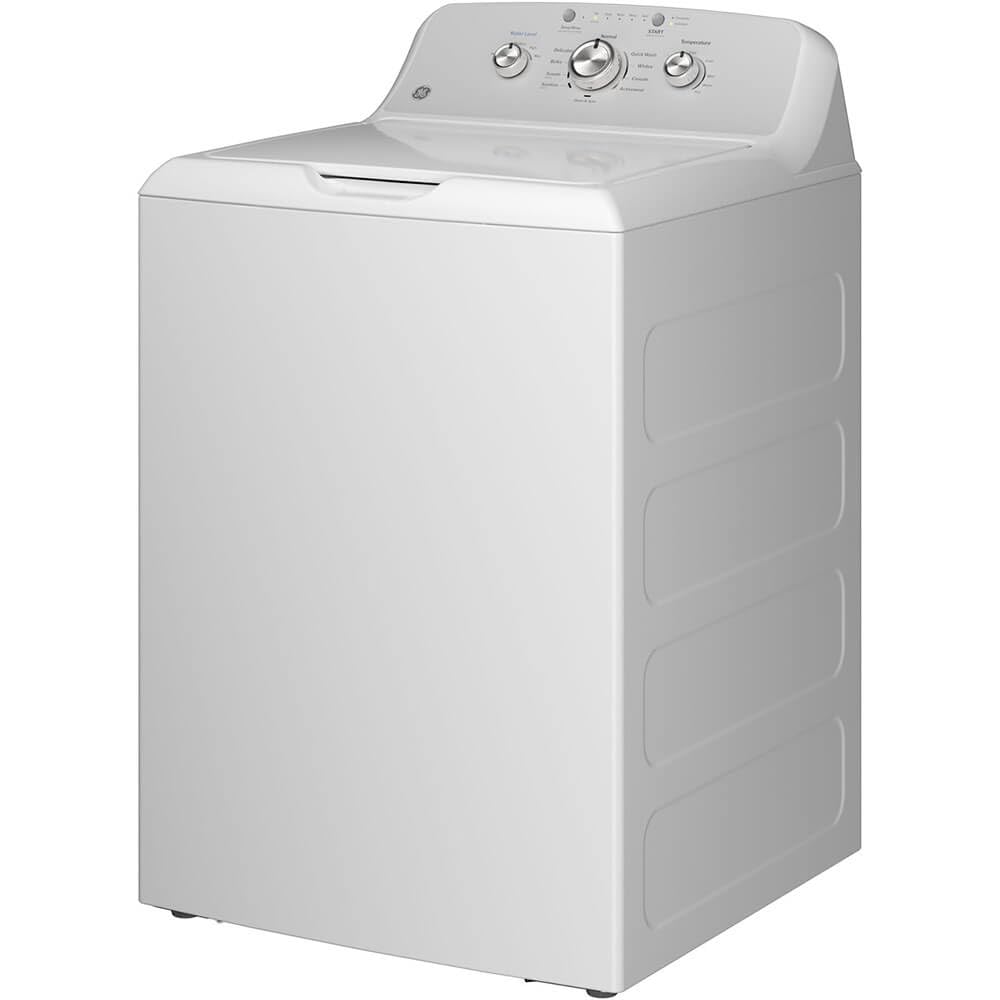 GE GTW385ASWWS 4.3 cu. ft. Top Load Washer in White with Dual Action Agitator