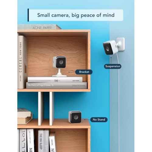 GNCC Indoor Security Camera, 2 Packs 1080PCameras for Home Security Wi-Fi Cameras, Motion/Sound Detection, Night Vision, 2-Way Audio, Real-Time Alert, Cloud & SD Card Storage, 2.4G WiFi Only