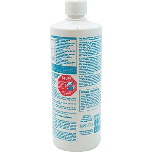 In The Swim Algaecide 60 Plus for Swimming Pools - Non-Metallic, Low Odor, Non-Foaming Algae Bloom Preventative - Chlorine Sanitizer Compatible - 1 Quart