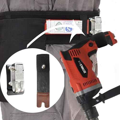 Drill Holster Tool Belt Tool Holster Suitable for Drill, Driver, Multitool, Pneumatic Multi-Tool and More on Your Belt