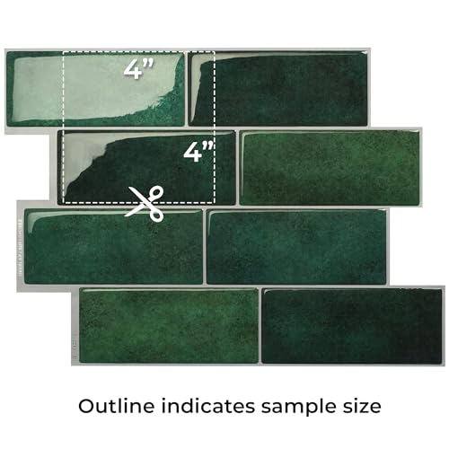 SMART TILES Sample Kit Metro Green Blue Fiona