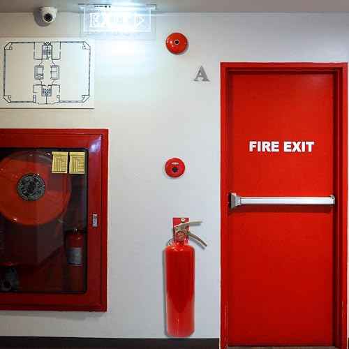 Fire Extinguisher Mount, Wall Hook, Fire Extinguisher Bracket up to 40 lbs Extinguishers, Suitable for Big and Small fire (12 Brackets)
