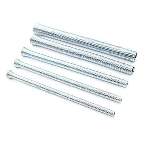 5 Pack Spring Tube Bender Set 1/4'', 5/16'', 3/8'', 1/2'' and 5/8'' for Copper, Aluminum and Thin Wall Steel Tubing Bender Kit, 8.27" / 210mm Length