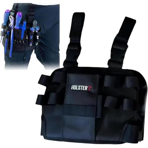 Holster Z 2.0 Leg Tool Pouch,Men's Electrician Tool Pouch with Belt Clip