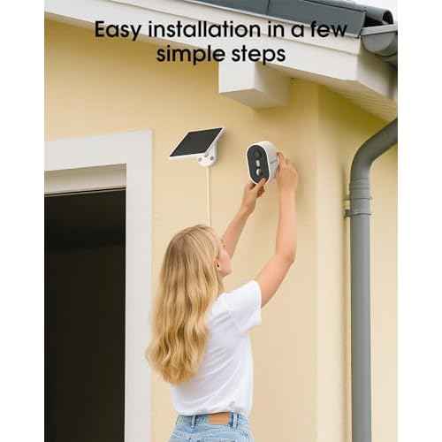 Security Camera Wireless Outdoor, 4MP Recharge Battery Powered WiFi Camera with Solar Panel, Motion Detection, Color Night Vision, 2-Way-Audio, 2.4G/5G Dual Band WiFi