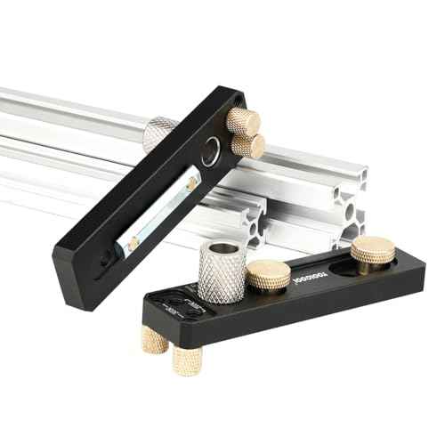 TOOLCOOL Aluminum Profile Drill Guide Access Hole Drill Jig For 2020 2040 3030 3060 European Standard Aluminum Extrusion Profile
