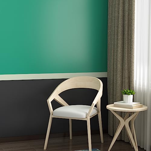 LACHEERY Light Green Wallpaper Border Peel and Stick Wall Border Trim for Walls Kid Girls Bedroom Pastel Green Bulletin Board Borders Trim for Classroom Borders Bathroom Mirror Frame Roll 3"x197"