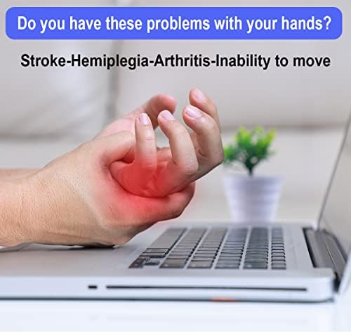 Finger Wrist Rehabilitation Training Assistive Equipment,Professional Rehabilitation Robot Gloves,Electronic Finger Straightening Brace Guard Protector for Stroke Hemiplegia Patients