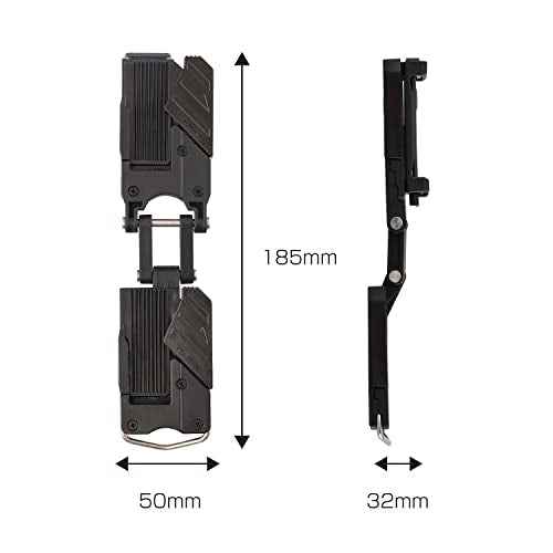 Tajima Safety System, Saff Retrofit Holder, Top and Bottom 2 Sections, Space Saving Around The Waist, Movable Connectivity for Easy Access and Easy to Move Tools, Easy to Put on and Take Off, Attach