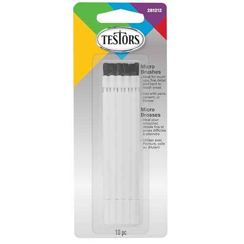 TESTOR 287994 10 Pack Blue Applicator Brush Kit