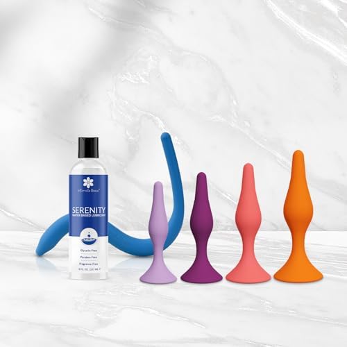Rectal Dilator Trainer Set for Men and Women – Pelvic Floor Therapy Tool - Medical Grade Silicone, FDA Registered - 4-Pack, Sizes 5-8