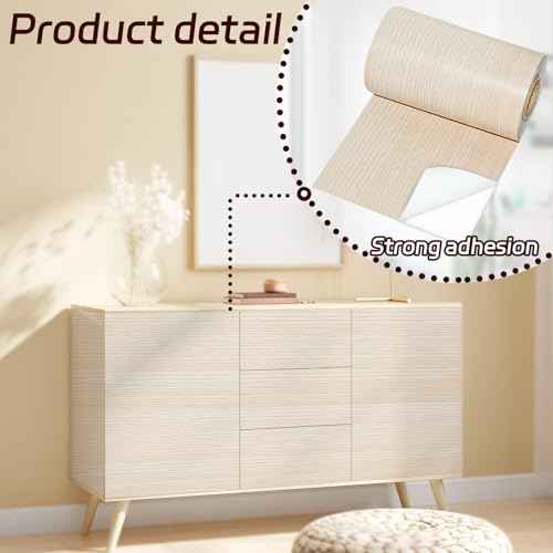 1 Roll Wood Grain Repair Tape, 4 Inch X 32 ft, Brown, Wood Grain Tape for Furniture, Tables, Chairs, Windows, Floors, Home Decor, DIY