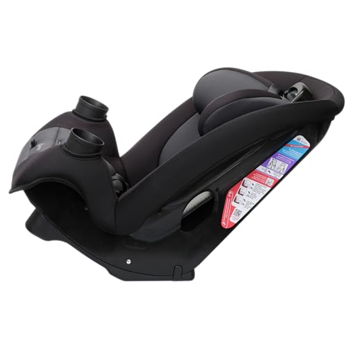 Safety 1st Ellaris 3-in-1 Convertible Car Seat, Slim Fit Design, Rear & Forward-Facing, 5-Position Headrest, 3-Across Fit, Travel-Friendly with Machine-Washable Seat Pad, Smokey Haze