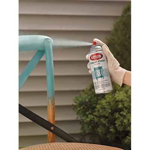Krylon SW4108 Colonial Ivory, Spray Paint, Chalky Finish, 12 Oz, 12 Ounce (Pack of 1)