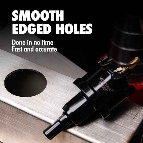 1" Tungsten Carbide Tipped Hole Saw Drill Bit for Hard Metal, 25.4mm Hole Cutter for Sheet Metal, Stainless Steel, Iron, Wood, Plastic