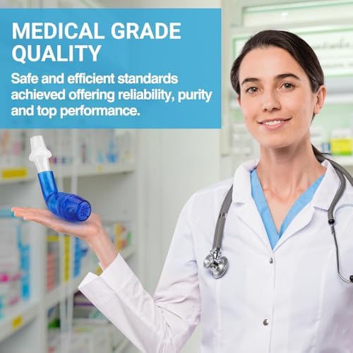 Breathing Trainer & Lung Trainer - Breathing Exercise Device for Lungs, Complete Breather Device & Lung Exerciser Device, Best Breathing Device & Lung Strengthener, Tilcare Respiratory Trainer