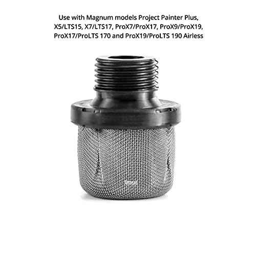 QWORK Airless Paint Sprayer Inlet Strainer, 2 Pcs 3/4 Inch Replacement Inlet Strainer Screen for Airless Paint Spray Gun