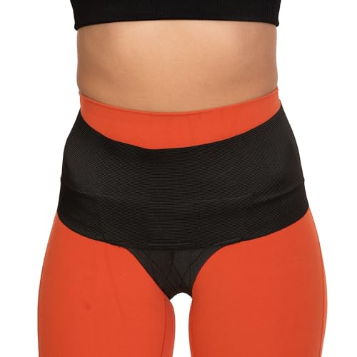 Patented Womenâs Pelvic Floor Orthotic Support Belt â Uterus Pain Relief Girdle for Prolapsed Bladder, Vulvar Varicosities, Postpartum Recovery, SPD | High Waist (Black, Medium)